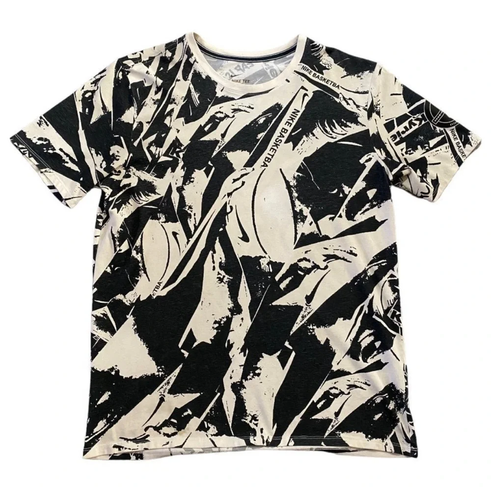 Nike Kyrie Irving Tee AOP T-shirt Mens Large Dri Fit Basketball Streetwear